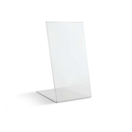 Portadepliant con base a L - 1/3 A4 - 10 x 21 cm - Lebez