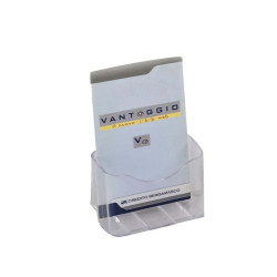 Portadepliant da banco - 1 tasca 1/3 A4 - 11 x 19,8 x 8,3 cm - Tecnostyl
