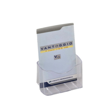 Portadepliant da banco - 1 tasca 1/3 A4 - 11 x 19,8 x 8,3 cm - Tecnostyl