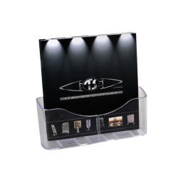 Portadepliant da banco - 1 tasca A4 - 24 x 28 x 10 cm - Tecnostyl