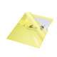 Cartellina a L - A4 - PVC - liscio pesante - giallo cristallo - Esselte - conf. 25 pezzi