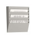Portadepliant wall organizers - a 6 tasche A4 orizzontali - 31,1 x 7,9 x 50,2 cm - Paperflow