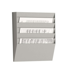 Portadepliant wall organizers - a 6 tasche A4 orizzontali - 31,1 x 7,9 x 50,2 cm - Paperflow