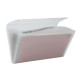 Portadocumenti a soffietto Ice - 13 tasche - 22 x 30 cm - PP - trasparente - Rexel