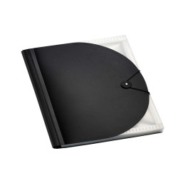 Portadocumenti a soffietto Plastidea - 13 tasche - A4 - PP - nero - Iternet