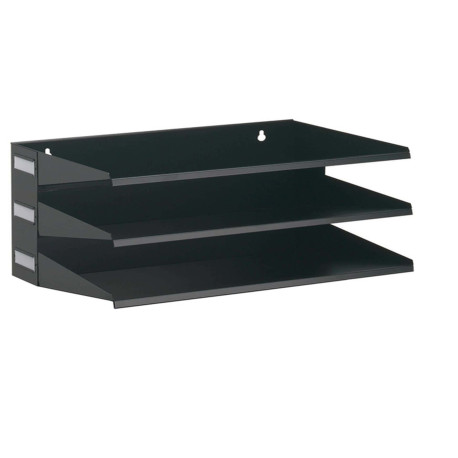 Portadocumenti Sorter Rack - 36 x 20,5 x 25 cm - 3 scomparti - nero - Durable