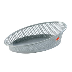Portafermagli Mesh - 10,5 x 7,3 x 4 cm - rete metallica - argento - Alba