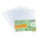 Cartellina a L BioBased - 22 x 30 cm - PE riciclato - liscio pesante - trasparente - Favorit - conf. 10 pezzi
