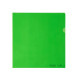 Cartellina a L BioBased - 22 x 30 cm - PE riciclato - liscio pesante - verde - Favorit - conf. 25 pezzi