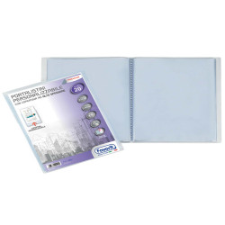 Portalistini personalizzabile Premium - liscio - 22x30 cm - 20 buste - trasparente - Favorit