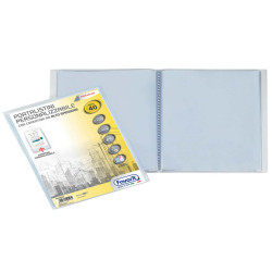 Portalistini personalizzabile Premium - liscio - 22x30 cm - 40 buste - trasparente - Favorit