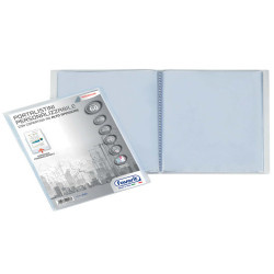 Portalistini personalizzabile Premium - liscio - 22x30 cm - 60 buste - trasparente - Favorit