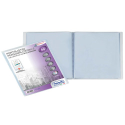 Portalistini personalizzabile Premium - liscio - 22x30 cm - 80 buste - trasparente - Favorit