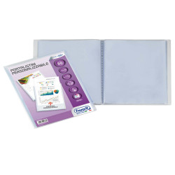 Portalistini personalizzabile Sviluppo - buccia - 22x30 cm - 80 buste - trasparente - Favorit