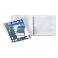 Portalistini personalizzabile Sviluppo - liscio - 15x21 cm - 20 buste - trasparente - Favorit