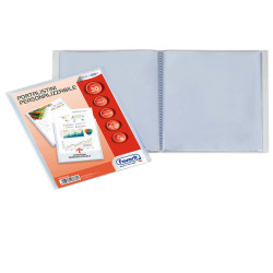 Portalistini personalizzabile Sviluppo - liscio - 15x21 cm - 30 buste - trasparente - Favorit