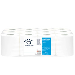 Asciugamani in rotolo Centrefeed - mini - 209 mm x 77 mt - diametro 14,5 cm - 2 veli - 18 gr - 218 strappi - goffratura micro -