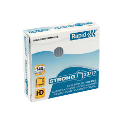 Rapid Strong - Punti metallici - 23/17 - 17 mm - acciaio galvanizzato - pacco da 1000 - per P/N: 20886001, 23633700