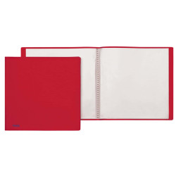Portalistini Sviluppo - buccia - PP - 22 x 30 cm - 40 buste - rosso - Favorit