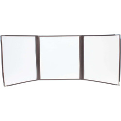 Portamenù Crystal BR3 triplo - per 6 fogli A4 - Securit - set 3 pezzi