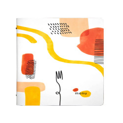 Portamenù linea Spaghetti -  A4 - 24,6x31,6 cm - bianco - Stilcasa