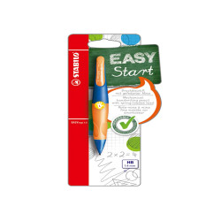 Portamine Easyergo - 1,4mm + 3 mine - per mancini - fusto arancio/blu - Stabilo