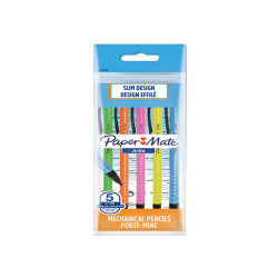 Portamine usa e getta Artio - 0.7 mm - HB - fusto colori assortiti - Papermate - conf.5 pezzi