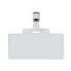 Portanome Pass 3E - clip in metallo - 9,5 x 6 cm - PVC - Sei Rota - conf. 10 pezzi