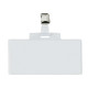 Portanome Pass 4E - 11 x 7 cm - metallo - con clip - Sei Rota - conf. 10 pezzi