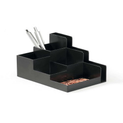 Portaoggetti da scrivania Optimo - 16,2 x 11,8 x 11 cm - nero - Durable