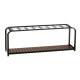 Portaombrelli Multi - 16 posti - 100,2 x 26 x 52,5 cm - nero/acciaio - Medial