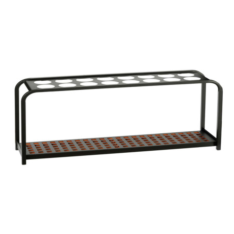 Portaombrelli Multi - 16 posti - 100,2 x 26 x 52,5 cm - nero/acciaio - Medial