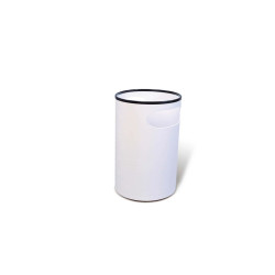 Portaombrelli PS66 - 22 L - diametro 25 cm - H 52 cm - plastica - bianco - Methodo