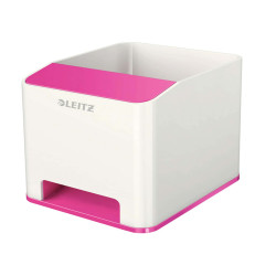 Portapenne con amplificatore WOW - 9x10x10 cm - fucsia - Leitz