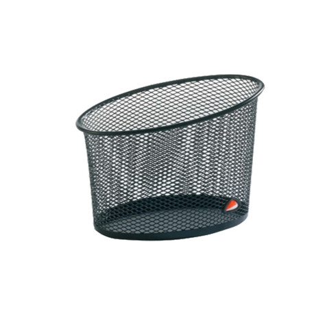 Portapenne Mesh - rete metallica - 10,5 x 7,3 x 10,3 cm - nero - Alba
