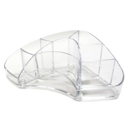 Portapenne Multipot Classic - 14 x 20 x 9 cm - trasparente - Arda