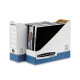 Portariviste Bankers Box System - 7,8 x 31,1 x 25,8 cm - bianco/blu - Fellowes