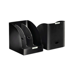 Portariviste Leitz Plus Jumbo - 24 x 31 x 21 cm - nero - Leitz