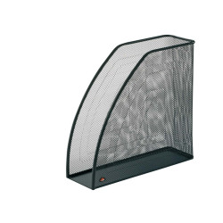 Portariviste Mesh - 26 x 8 x 33,5 cm - rete metallica - nero - Alba