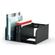 Portariviste Optimo - scomparti regolabili - 30 x 25 x 18 cm - nero - Durable