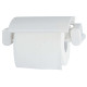 Portarotolo carta igienica ABS - 17 × 11,7 × 7 cm - bianco - Medial
