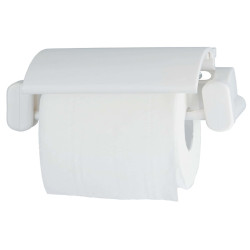 Portarotolo carta igienica ABS - 17 × 11,7 × 7 cm - bianco - Medial