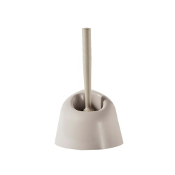 Portascopino angolare - 13x13x39 cm - plastica - bianco - Perfetto