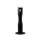 Posacenere da terra - a colonna - diametro 13 cm - H 101 cm - base 29 cm - inox nero - Medial