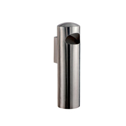 Posacenere murale Birkin - acciaio inox satinato - Medial