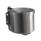 Posacenere murale Nido - diametro 13,5 cm - H 11 cm - 0,5 L - acciaio inox - Medial
