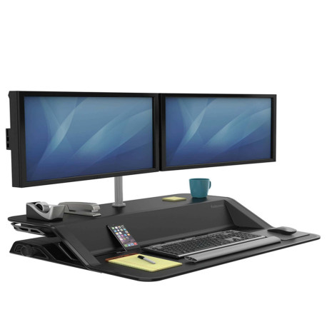 Postazione di lavoro Sit Stand Lotus - nero - Fellowes