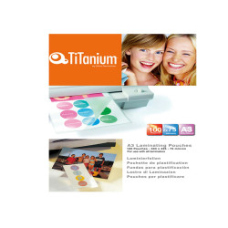 Pouches - A3 - 303x426mm - 2x250 micron - Titanium - conf. 100 pezzi