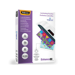 Pouches Enhance80 - A5 - 154x216 mm - 2x80 micron - Fellowes - scatola 100 pezzi