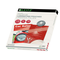 Pouches ILam - A4 - 216x303 mm - 2x175 micron - Leitz - conf. 100 pezzi